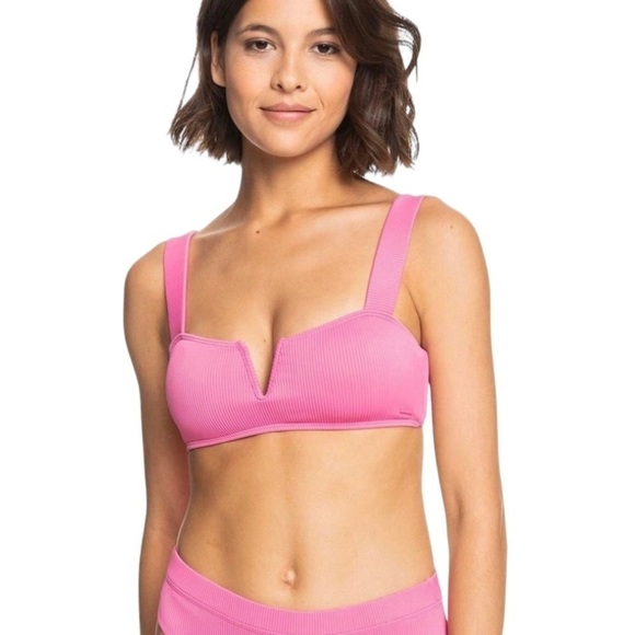 Roxy Love The Vanuatu Bikini Top NWT - Picture 1 of 7